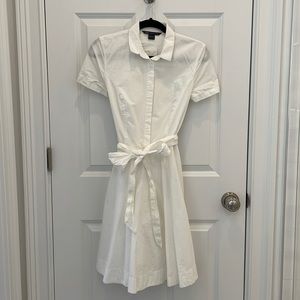 Armani Exchange shirtdress with tie belt